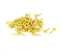 sourcing map Clou Tapissier 5mm x 12mm Clou Ameublement Meuble Punaise Doré 50pcs