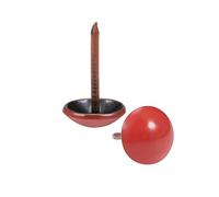 sourcing map Clou Tapissier Clou Ameublement Clou Meuble Punaise Pointe Tapissier Tapis Décoration 11mm Rouge Rond Tête 17mm Longueur Pouce pour Sofa Dosserets 150 Pcs