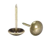 sourcing map Clou Tapissier Clous d'ameublement 11 mm diamètre 20 mm hauteur Punaises pouces rondes bronzé pour meubles têtes de lit canapé 200Pcs