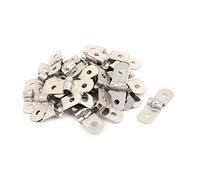 sourcing map Collier De Serrage Tuyau Pince Clip Serre Joint 5mm 30pcs | Range 13mm Largeur, Rigide Tube Sangle, 2 Trous, Attache Grillage Rigide Fixer Clôture