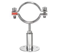 Sourcing Map Collier De Serrage Tuyau Pince Clip Serre Joint Mur Support Plafond Tube 304 Acier Inoxydable Réglable Pour 63-65mm