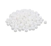 sourcing map Colonne ronde plastique blanc rondelle entretoise Support 15x10mm 200Pcs