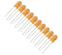 sourcing map Condensateur au tantale 47 uF, condensateur électrolytique radial jaune 16 V 2 broches Condensateurs à billes de tantale plongés 20pcs