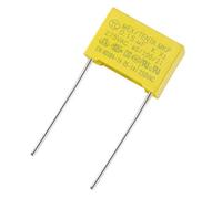 sourcing map Condensateur sécurité Polypropylène Film 0.15uF 275V AC X2 MKP 5Pcs