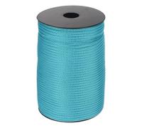 Sourcing Map Corde en polypropylène tressé bleu vert de 4 mm pour corde à linge, camping, randonnée, plein air, travaux manuels