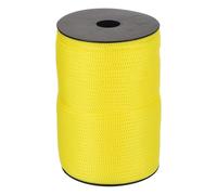 Sourcing Map Corde en polypropylène tressé jaune de 4 mm, 100 m, pour corde à linge, camping, randonnée, activités de plein air