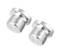 sourcing map Countersunk Bouchon Interne Tête Hexagonale Prise avec Bride M X Mâle Acier Inoxydable Tuyau Raccord Filetage M16 x 1.5 2Paquet