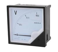 sourcing map DC0-600V Classe 1.5 Précision Analogique Panneau Volt Voltage Mètre Voltmètre Gauge