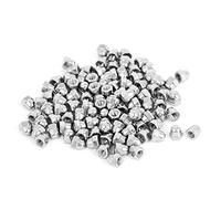 sourcing map Écrou Borgne M3 304 Acier Inoxydable Dôme Tête Capuchon Hexagonal Clous Argenté 100pcs