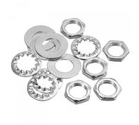sourcing map Écrous Filetés de Blocage avec Rondelles M10 Vis Filetage Hexagonal Fixations pour Luminaire Plafonnier éclairage Réparation Assemblage Bricoleur Matériels Coffret de 150
