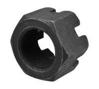 sourcing map Écrous Hexagonaux Fendus, Carbone Acier Hexagone Écrou M36x2mm