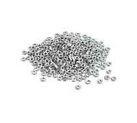 sourcing map Écrous Hexagonaux Hexagone Écrou Grossier Filetage Métrique M3 x 0,5mm en Acier au Carbone 300Pcs (Argenté)