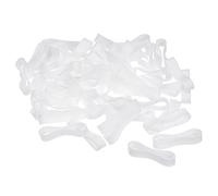 sourcing map Élastiques Caoutchouc Silicone Bandes Anneaux 100Pcs Antidérapant 25mm Diamètre 1mm Épais 7mm Largeur pour Fil Corde Câble Enveloppe Liasse