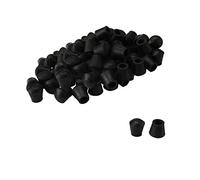 sourcing map Embout de chaise 10mm 3/8" ID Couvre pieds table meubles en caoutchouc antidérapant Protecteur de sol Reduire le bruit Prévenir les rayures 50Pcs