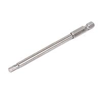 sourcing map Embout Tournevis Queue hexagonale 1/4" 100mm long 4mm embout hexagonal Tournevis magnétique