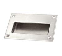 sourcing map en acier inoxydable encastré Flush Pull Finger insérer coulissante Poignée de porte