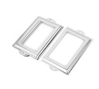 sourcing map en métal 105 x 60 mm fichier tiroir Tag Label Holder Nom carte Cadre 5 pcs