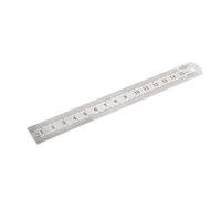 sourcing map en métal 15 cm 15,2 cm métrique double côté marqué Règle droite 17 cm x 2 cm