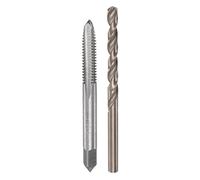 sourcing map Ensembles Tarauds Embouts 1/4-20 UNC 2B 5,1mm M35 HSS-CO 24pcs | Droit Cannelure Machine Filetage Taraud Fraisage, Cobalt Haute Vitesse Acier Foret Hélicoïdal