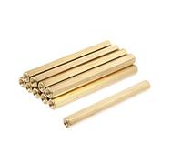 sourcing map Entretoise Hexagonale Écrou M4 x 60mm Femelle Fileté Laiton 10Pcs