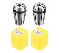 sourcing map ER16 Ressort Pince, 1/8" Mandrin pour CNC Gravure Machine Tour Fraisage 2Pcs