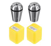sourcing map ER20 Mandrin Ressort Pince Serrage 1/8" Collet pour CNC Gravure Machine Tour Fraisage 2Pcs