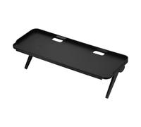 sourcing map Étagère supérieure pour écran TV, 34 x 11,9 cm, étagère réglable en plastique, support supérieur pour moniteur, étagère de rangement universelle avec trou pour boîte multimédia, console