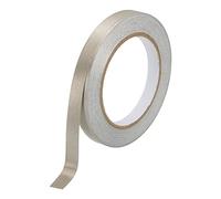 sourcing map Faraday Tissu Ruban 0.47" W x 65.62 Pieds Conducteur Tissu Tissu Adhésif Ruban Rouleau pour Ordinateur Portable Câble EMI Blindage