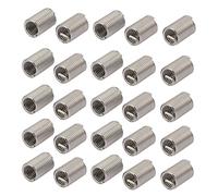sourcing map Filet rapporté Insert Fileté Filetage Réparation 3/8-16x0,938" bobine hélicoïdale acier inox 304 25pc