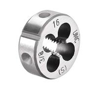 sourcing map Filière Filetage Droite 3/8"-16 UNC Alliage Acier Rond | Main Machine