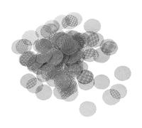 sourcing map Filtre Acier Inox Tamis Maille Grille 10mm Diamètre pour Tuyau Filtre 100Pcs