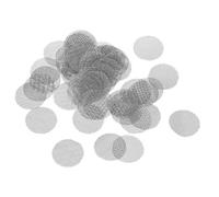 sourcing map Filtre Tuyau Acier Tamis Maille Grille 12,7mm Diamètre pour Filtre Tuyau 50Pcs