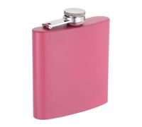 sourcing map Flasque anti-fuite en acier inoxydable pour alcool, 170 ml, pour camping, randonnée, activités de plein air, rose