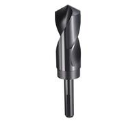 sourcing map Foret de 32 mm à tige réduite de 1,27 cm, 3 plats, en acier rapide 4241, pointe standard à 118°, pour plastique, bois, cuivre, aluminium, fer, métal souple moyen