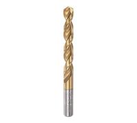 sourcing map Foret Hélicoïdal Bit 12,9 mm Titane Revêtu (HSS-E) M42 Haute Vitesse Acier 8% Cobalt Droit Tige pour Inox Acier Aluminium Alliage Métal