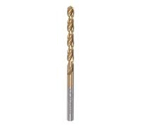 sourcing map Foret Hélicoïdal Bit 4.5mm Titane Revêtement (HSS-E) M42 Haute Vitesse Acier 8% Cobalt Droit Tige pour Inox Acier Aluminium Alliage Métal