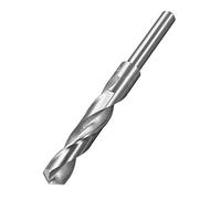sourcing map Foret Hélicoïdal Mèche 15.5 mm à Queue Réduite Tige en Acier Haute Vitesse HSS 4241 avec Tige Droite de 3/8 pouce Argent