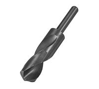 sourcing map Foret Hélicoïdal Mèche à Queue Réduite Tige 27 mm Mèche en Acier Haute Vitesse HSS 9341 Oxyde Noir avec Tige Droite de 1/2 pouce