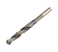sourcing map Foret Hélicoïdal Mèche à Tige Réduite 13mm en Acier Haute Vitesse HSS 4341 avec 10mm Tige 1Pcs