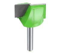 sourcing map Fraise à défoncer de nettoyage du fond avec tige de 6,35 mm en carbure de tungstène pour rabotage de plancher, mortaiser les dalles et le travail du bois, diamètre 30 mm, profondeur 16 mm