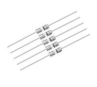 sourcing map Fusible à Lente Fusion Temporisation Axial Verre Fusibles 3.6mm X 10mm 250V T2A 5Pcs