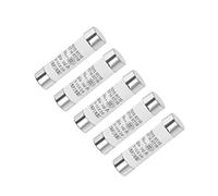 sourcing map Fusibles à Tube en Céramique Cartouche 10A 500V 10x38mm Coup Rapide Rechange pour Stéréo Audio Alarme Amplificateur Céramique Fusibles 5pcs