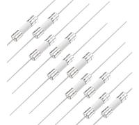 sourcing map Fusibles Coup Rapide Fil Conducteur Fusibles Céramique 5mm x 20mm 250V F8A 10Pcs