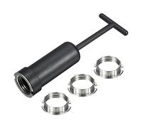 sourcing map G9 Anneau Adaptateur Abat Jour Réducteur Lumière Douille 4Pcs Lampe Support Remplacement M20 avec Démontage Outil, 1 Ensemble