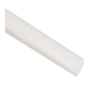 sourcing map Gaine Isolation Tresse 9.8Pied-18mm Haute Température Fibre Verre Manchon Blanc