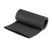 SOURCING MAP Gaine Thermorétractable 100mm Diamètre 162mm Largeur Plate 2:1 Rapport Manchon Câble Tube Rétractable 1m Noir