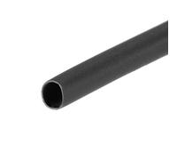 sourcing map Gaine Thermorétractable, 1mm Diamètre Gaine thermorétractable 2:1 pour câble de 3m - Noir