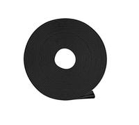 sourcing map Gaine Thermorétractable 7mm Diamètre 11mm Plat Largeur 2:1 Manchon Câble Enveloppant Thermorétractable Tube 5m Noir