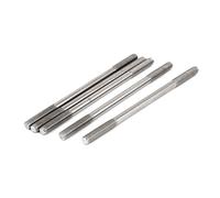 sourcing map Goujon Double Extrémité Fileté Vis Boulon 304 Inox Acier M6 x 110mm 5Pcs