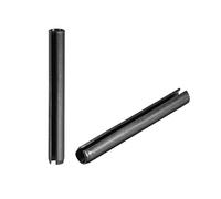 sourcing map Goupille à Ressort Fendue 6mm x 55mm Finition Unie 65Mn Rouleau Assortiment Kit pour Petits Projets Machines 30Pcs